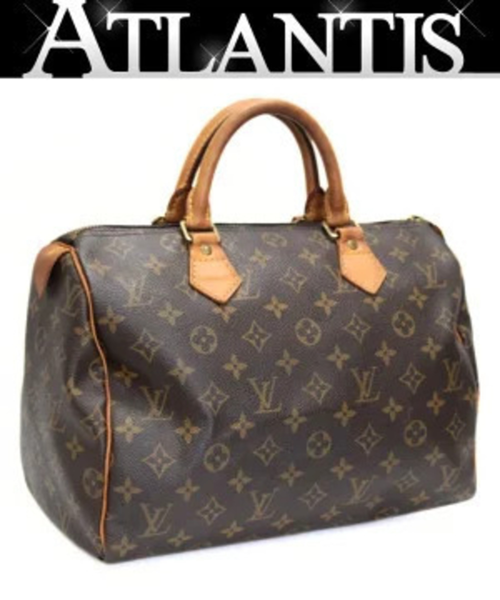 Louis Vuitton Speedy Handbag Boston Bag Monogram